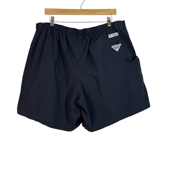 Columbia PFG Performance Fishing Gear Black Athletic Short Men's Size XL - Picture 2 of 11